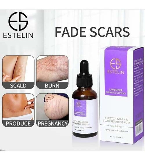 Estelin Lavender Oil Extract Stretch Mark & Scar Repair Serum 30ml